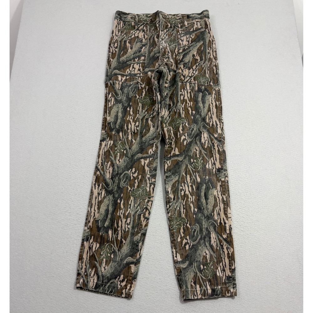 Vintage Mossy Oak Pant 34x34 Multicolor Fall Foliage Camo Reversible Hunting 90s